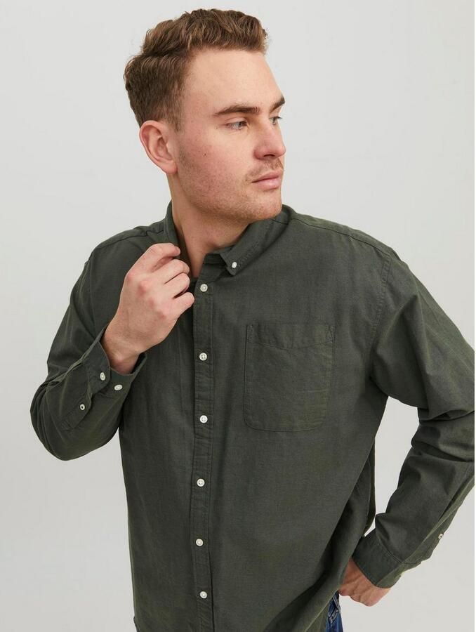 Jack & Jones PlusSize Overhemd met lange mouwen JJ JJEOXFORD SHIRT L S - Foto 4
