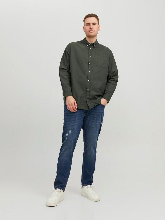 Jack & Jones PlusSize Overhemd met lange mouwen JJ JJEOXFORD SHIRT L S - Foto 5