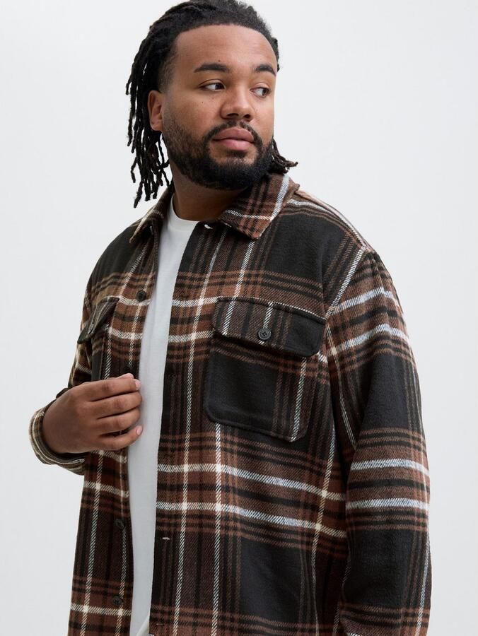 Jack & Jones PlusSize Overhemd met lange mouwen JJEBRADLEY OLLIE OVERSHIRT LS NOOS PLS - Foto 5