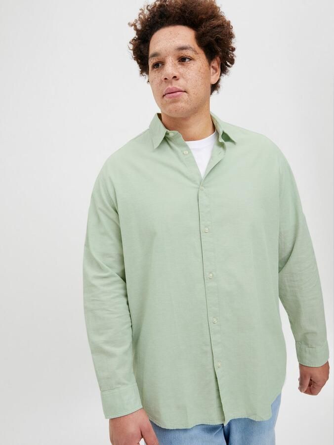 Jack & Jones PlusSize Overhemd met lange mouwen JJEBREEZE SHIRT LS SN PLS - Foto 3