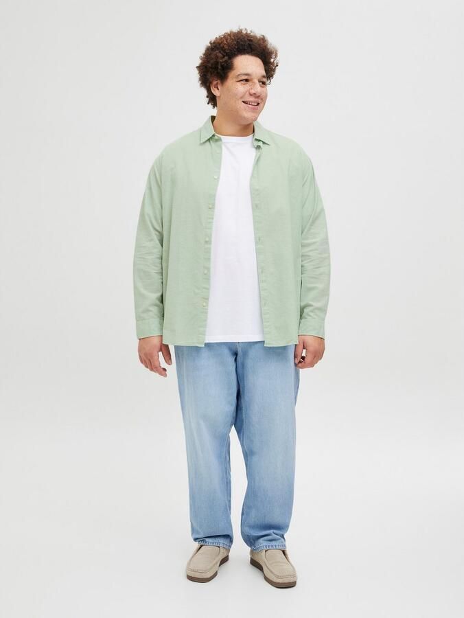 Jack & Jones PlusSize Overhemd met lange mouwen JJEBREEZE SHIRT LS SN PLS - Foto 4