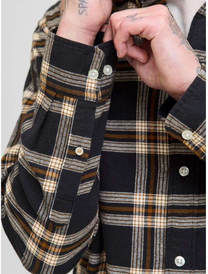 Jack & Jones PlusSize Overhemd met lange mouwen JJECLASSIC FLANNEL CHECK SHIRT LS SN PLS - Foto 3