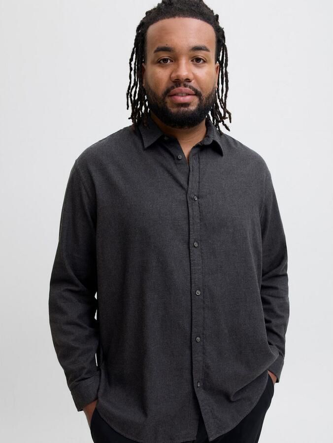 Jack & Jones PlusSize Overhemd met lange mouwen JJECLASSIC MELANGE SHIRT L S SN PLS - Foto 6