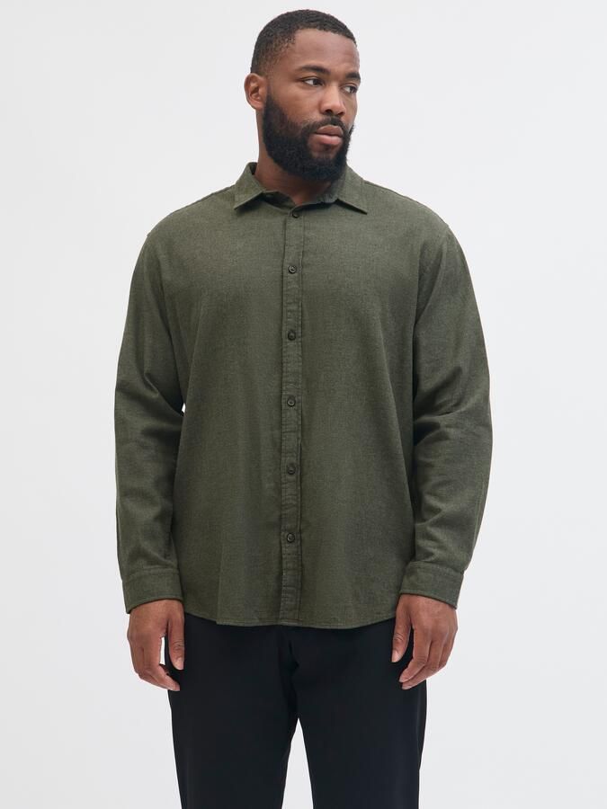 Jack & Jones PlusSize Overhemd met lange mouwen JJECLASSIC MELANGE SHIRT L S SN PLS - Foto 8