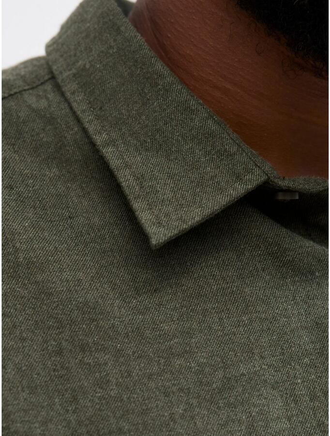 Jack & Jones PlusSize Overhemd met lange mouwen JJECLASSIC MELANGE SHIRT L S SN PLS