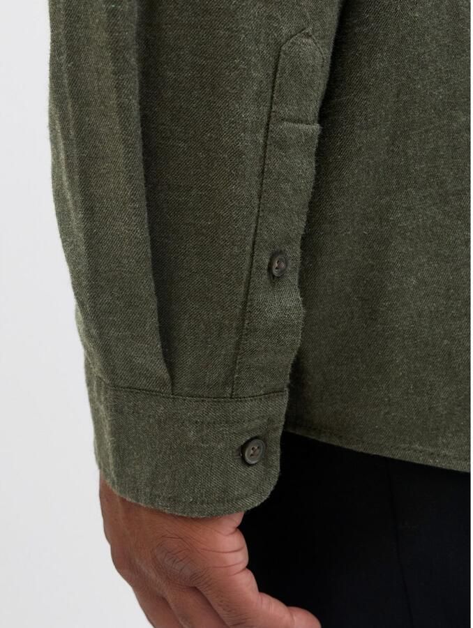 Jack & Jones PlusSize Overhemd met lange mouwen JJECLASSIC MELANGE SHIRT L S SN PLS - Foto 4