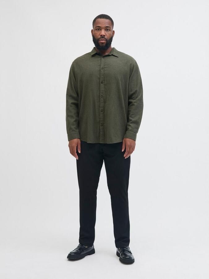 Jack & Jones PlusSize Overhemd met lange mouwen JJECLASSIC MELANGE SHIRT L S SN PLS - Foto 5