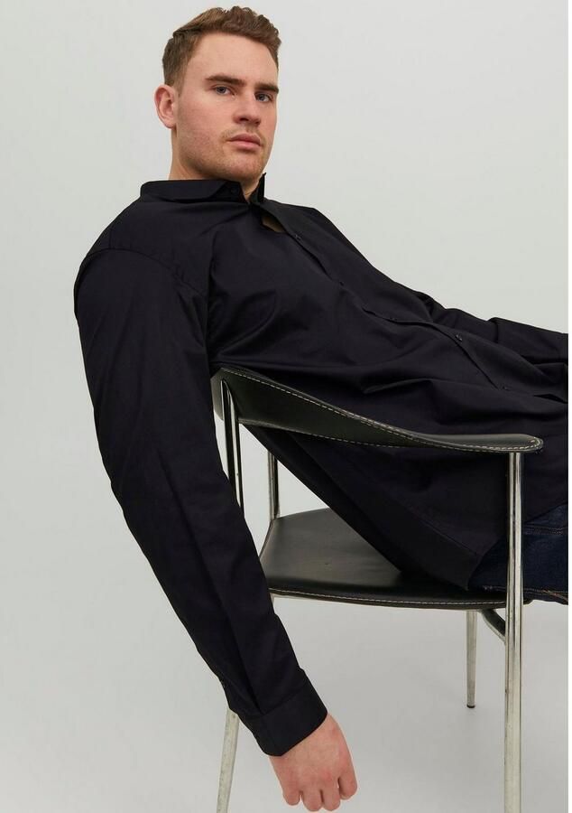 Jack & Jones PlusSize Overhemd met lange mouwen JPRBLACARDIFF SHIRT - Foto 4