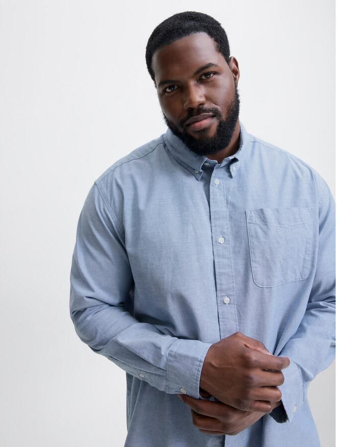 Jack & Jones PlusSize Overhemd met lange mouwen JPRBLUBROOK OXFORD SHIRT L S NOOS PLS - Foto 5