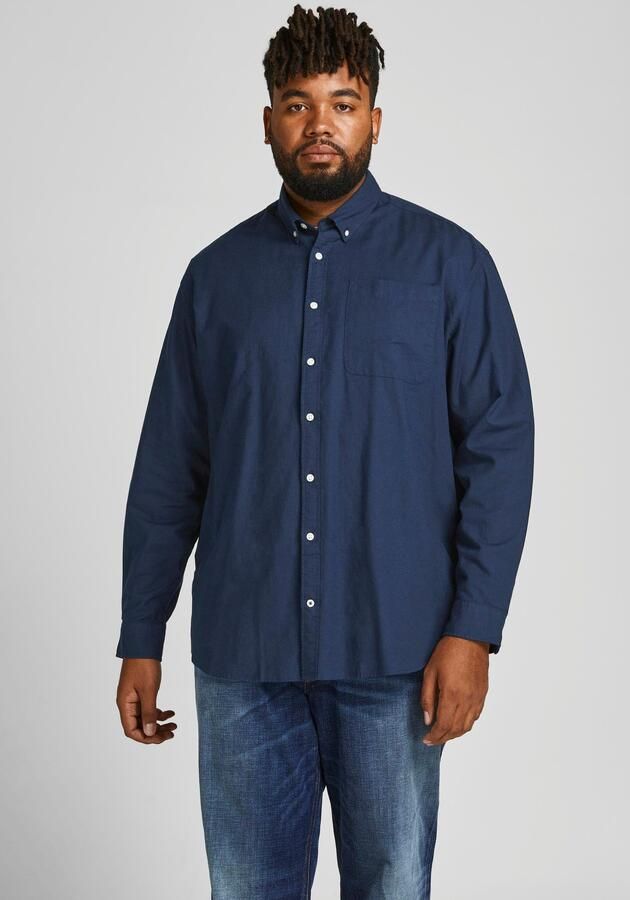 Jack & Jones PlusSize Overhemd met lange mouwen OXFORD SHIRT - Foto 7