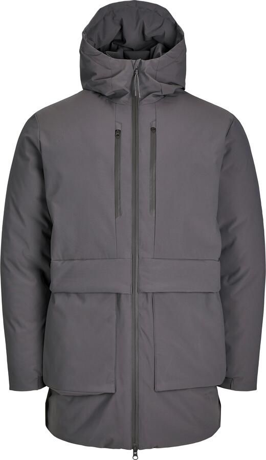 JACK & JONES PLUS SIZE gewatteerde jas JCOCHARLIE Plus Size grijs - Foto 3