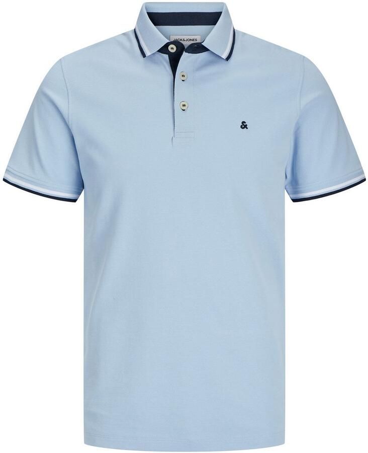 Jack & jones Slim fit poloshirt met logostitching model 'PAULOS'