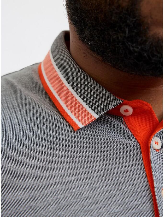 Jack & Jones PlusSize Poloshirt JJEPAULOS POLO SS NOOS PLS - Foto 3