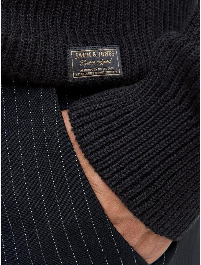 Jack & Jones PlusSize Schipperstrui JJPANNEL KNIT HALF ZIP AW25 PLS - Foto 2