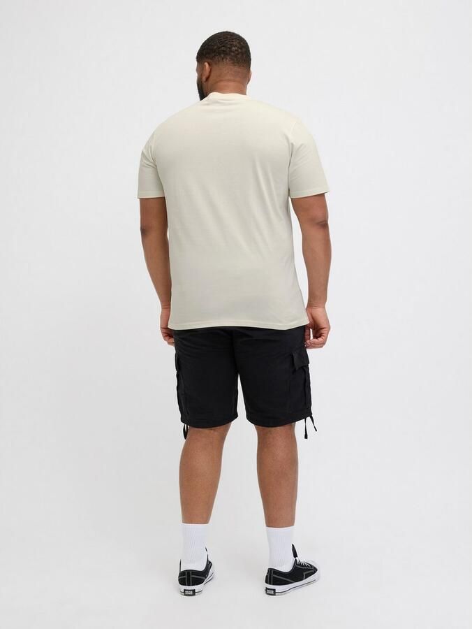 Jack & Jones PlusSize Shirt met print JCOLIDO AOP FRONT PRINT TEE SS CRE PLS - Foto 6