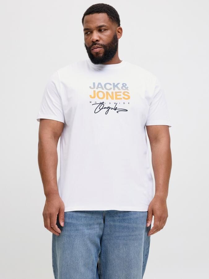 Jack & Jones PlusSize Shirt met print JORCANGGU TEE SS CREW NECK FST PLS - Foto 8