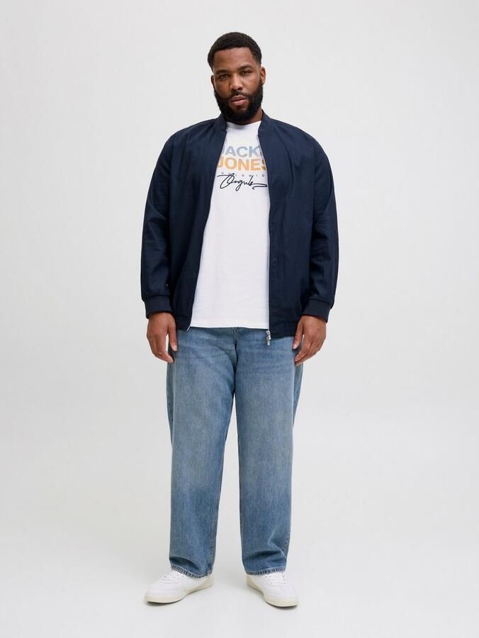 Jack & Jones PlusSize Shirt met print JORCANGGU TEE SS CREW NECK FST PLS - Foto 5