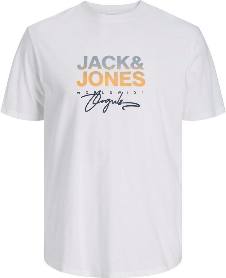Jack & Jones PlusSize Shirt met print JORCANGGU TEE SS CREW NECK FST PLS - Foto 2