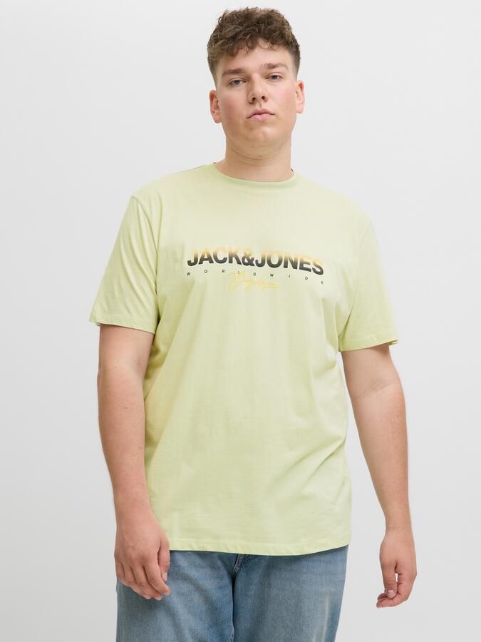 Jack & Jones PlusSize Shirt met print JORCANGGU TEE SS CREW NECK FST PLS - Foto 8