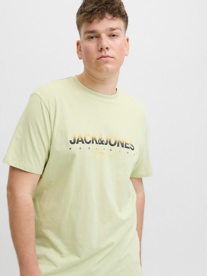 Jack & Jones PlusSize Shirt met print JORCANGGU TEE SS CREW NECK FST PLS - Foto 6