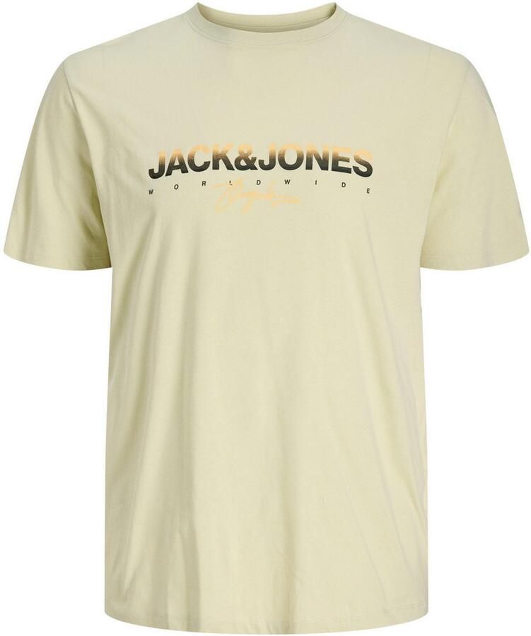 Jack & Jones PlusSize Shirt met print JORCANGGU TEE SS CREW NECK FST PLS