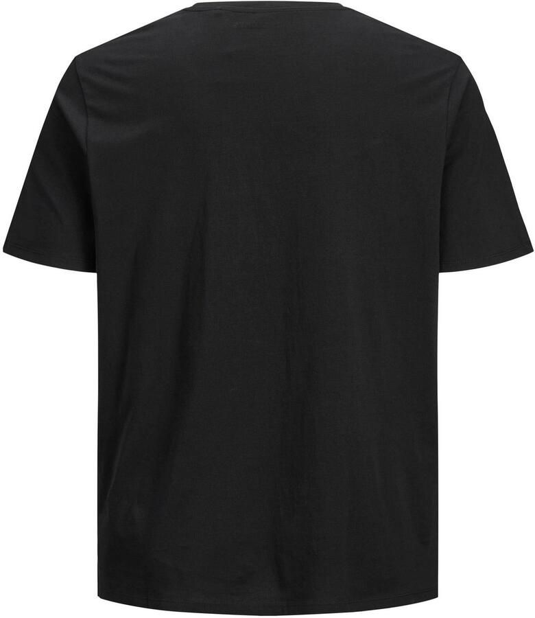 JACK & JONES PLUS SIZE basic T-shirt JJEORGANIC Plus Size black