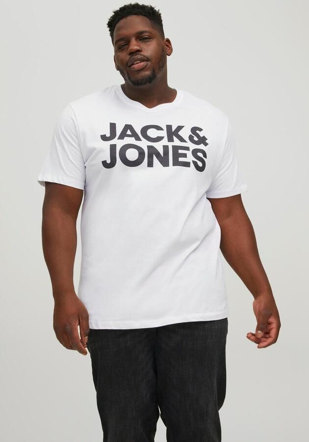 Jack & Jones PlusSize Shirt met ronde hals CORP LOGO TEE - Foto 8