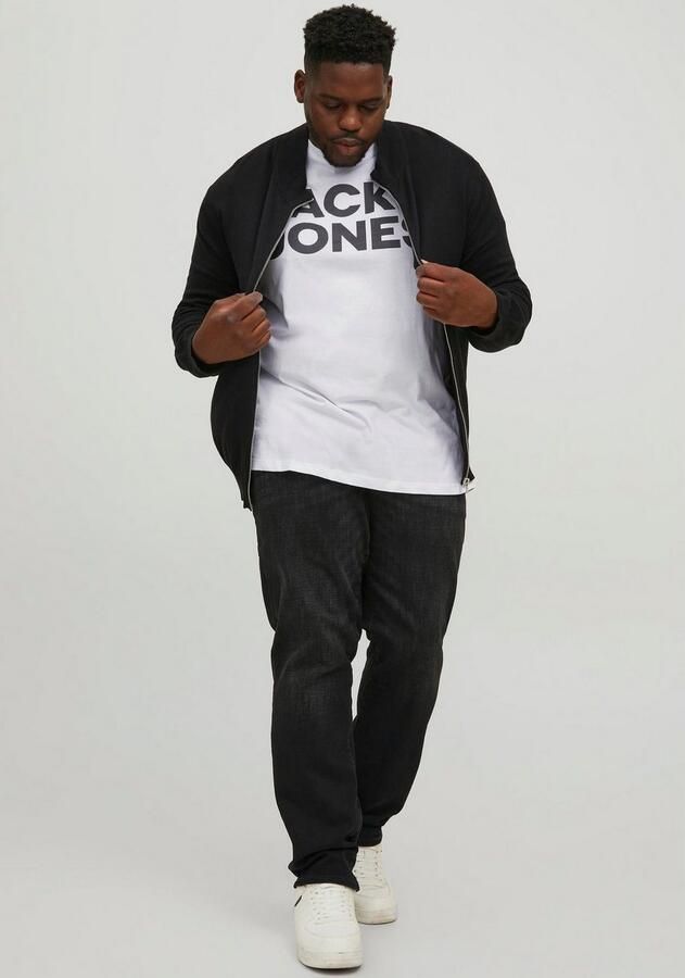 Jack & Jones PlusSize Shirt met ronde hals CORP LOGO TEE - Foto 5