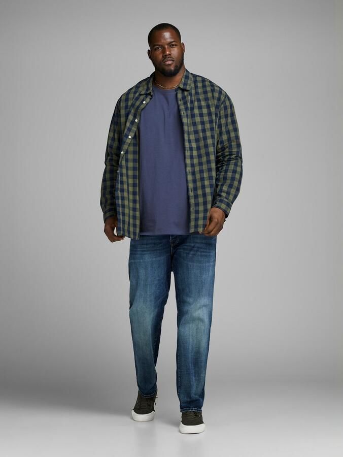 Jack & Jones PlusSize Shirt met ronde hals JJEORGANIC BASIC TEE SS O-NECK NOOS PLS - Foto 5