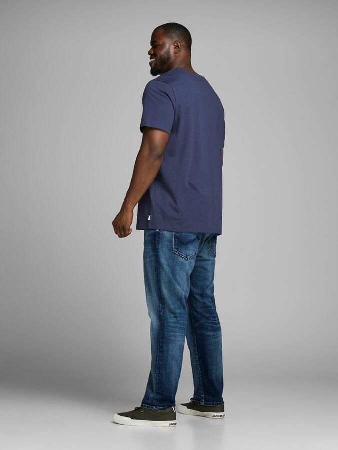 Jack & Jones PlusSize Shirt met ronde hals JJEORGANIC BASIC TEE SS O-NECK NOOS PLS - Foto 6