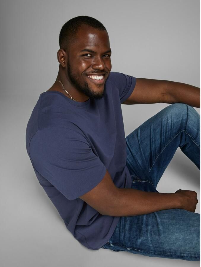 Jack & Jones PlusSize Shirt met ronde hals JJEORGANIC BASIC TEE SS O-NECK NOOS PLS - Foto 4