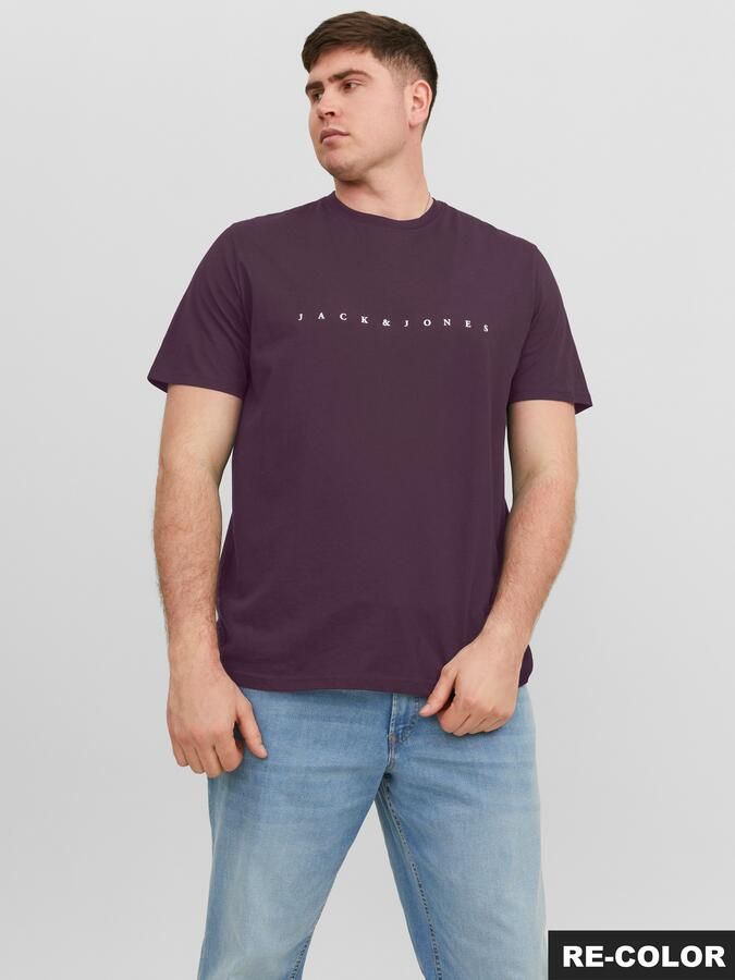 Jack & Jones PlusSize Shirt met ronde hals JJESTAR JJ TEE SS NOOS PLS - Foto 10