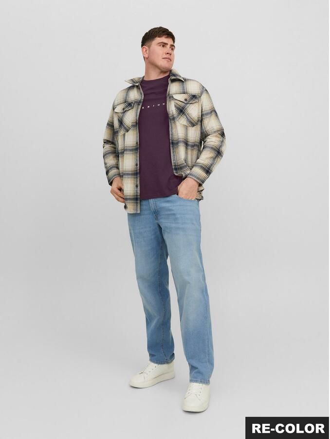 Jack & Jones PlusSize Shirt met ronde hals JJESTAR JJ TEE SS NOOS PLS - Foto 8