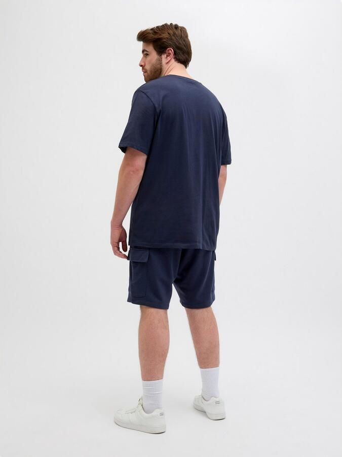 Jack & Jones PlusSize Short JPSTKANE JJSCRIPT SWEAT SHORTS AMT PLS - Foto 6
