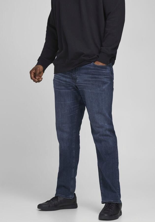 JACK & JONES PLUS SIZE slim fit jeans JJIGLENN JJORIGINAL Plus Size blue denim 812 - Foto 10