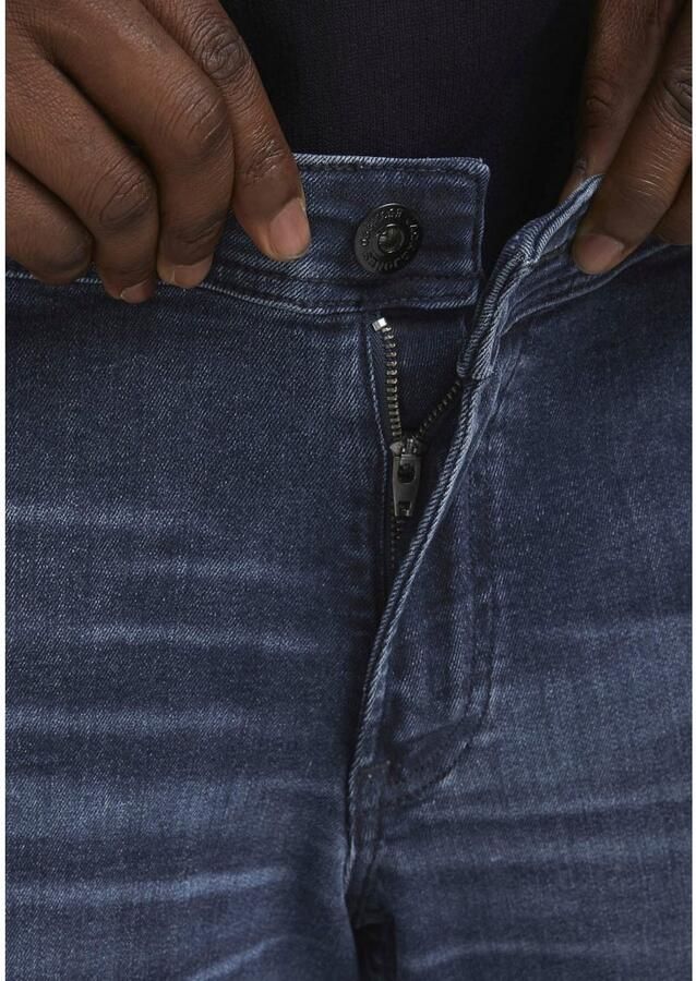 JACK & JONES PLUS SIZE slim fit jeans JJIGLENN JJORIGINAL Plus Size blue denim 812 - Foto 4