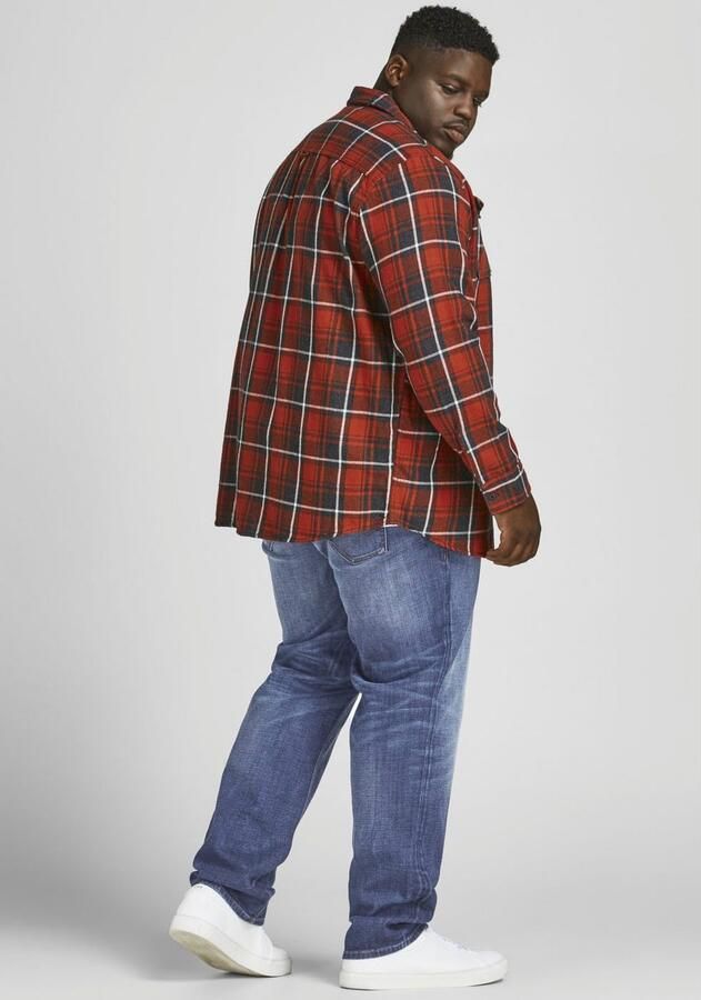 JACK & JONES PLUS SIZE slim fit jeans JJIGLENN JJORIGINAL Plus Size light denim 815 - Foto 12