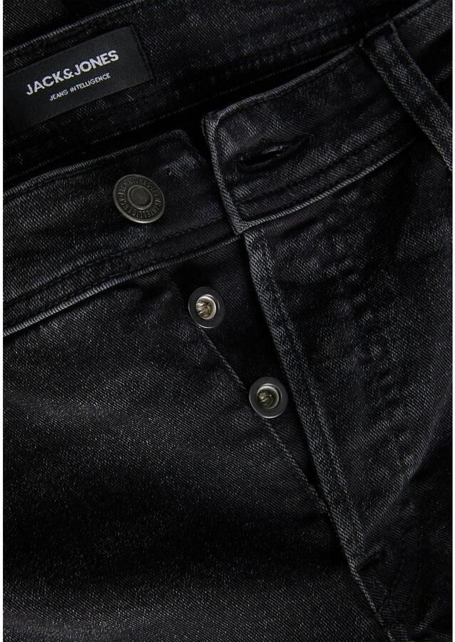 JACK & JONES PLUS SIZE slim fit jeans JJIGLENN JJORIGINAL Plus Size black denim - Foto 2