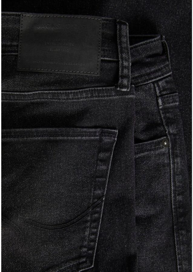 JACK & JONES PLUS SIZE slim fit jeans JJIGLENN JJORIGINAL Plus Size black denim - Foto 3