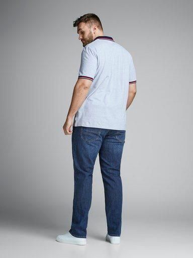 JACK & JONES PLUS SIZE slim fit jeans JJITIM JJORIGINAL Plus Size blue denim 814 - Foto 5
