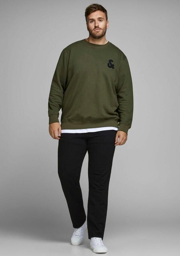 JACK & JONES PLUS SIZE slim fit jeans JJITIM JJORIGINAL Plus Size black denim 816 - Foto 6