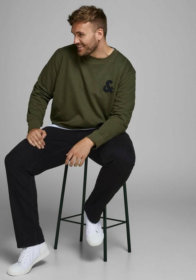 JACK & JONES PLUS SIZE slim fit jeans JJITIM JJORIGINAL Plus Size black denim 816 - Foto 7