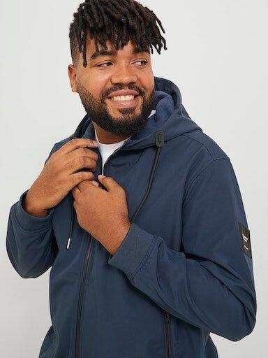 Jack & Jones PlusSize Softshell-jack JJEBASIC met capuchon en waterafstotende stof - Foto 5