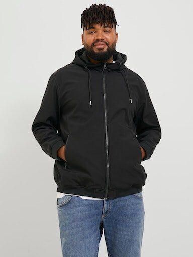 Jack & Jones PlusSize Softshell-jack JJEBASIC met capuchon en waterafstotende stof - Foto 4