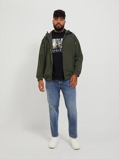 Jack & Jones PlusSize Softshell-jack JJEBASIC met capuchon en waterafstotende stof - Foto 6