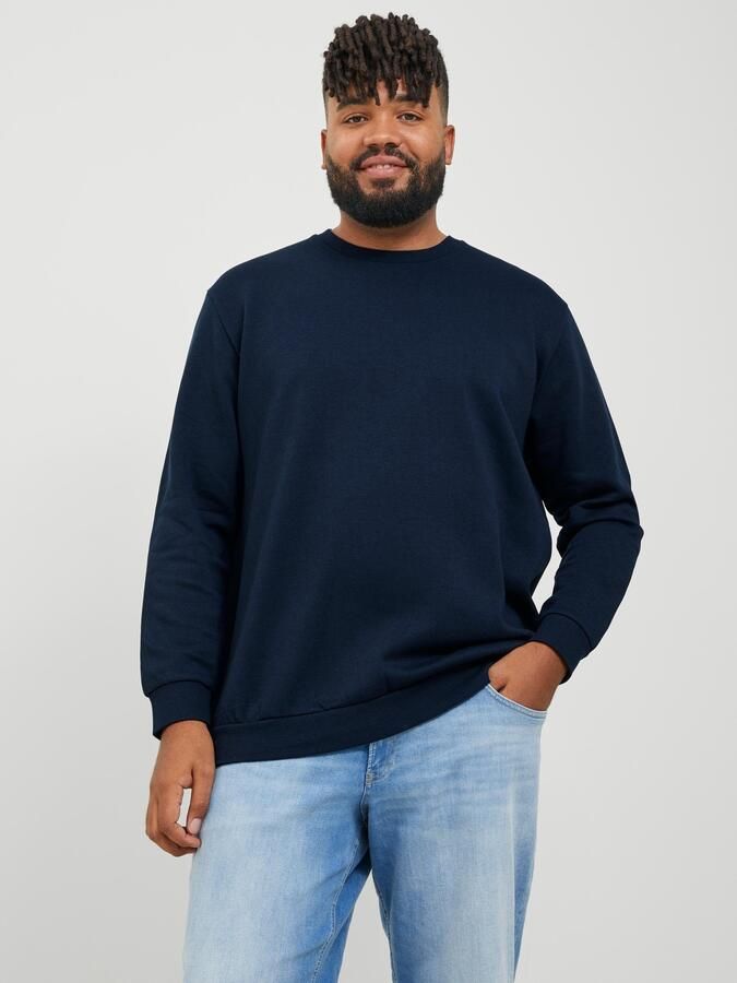 Jack & Jones PlusSize Sweatshirt JJEBRADLEY SWEAT CREW NOOS PLS - Foto 8