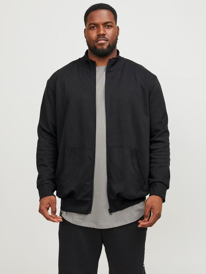 Jack & Jones PlusSize Sweatshirt JJEPAULOS SWEAT ZIP NOOS PLS - Foto 8