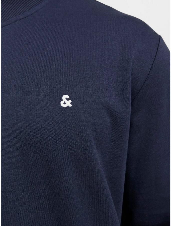 JACK & JONES PLUS SIZE sweatvest JJEPAULOS Plus Size met logo donkerblauw - Foto 4