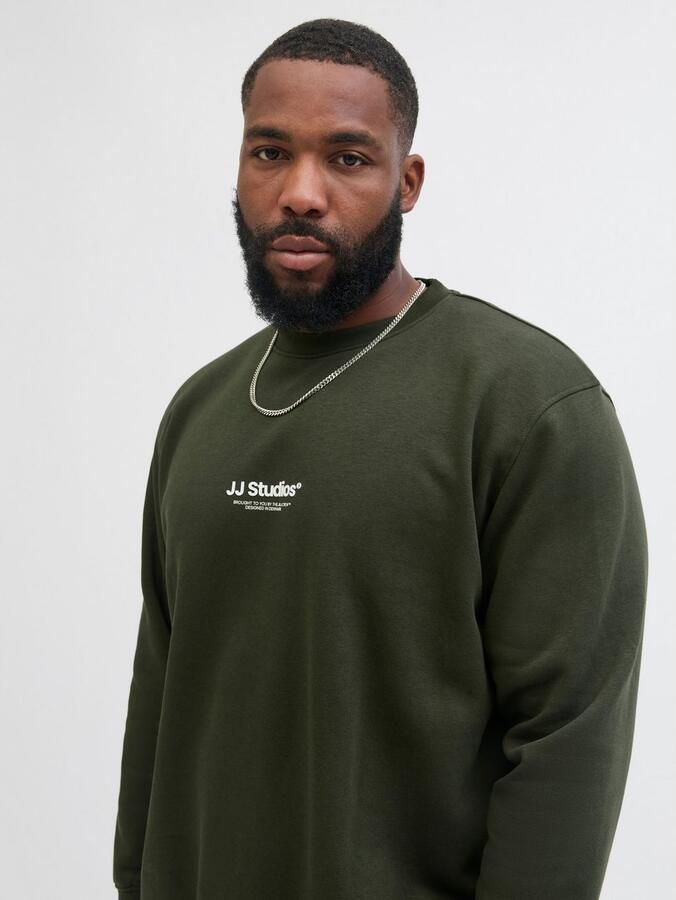 Jack & Jones PlusSize Sweatshirt JJESOHO SWEAT CREW NECK NOOS PLS - Foto 4