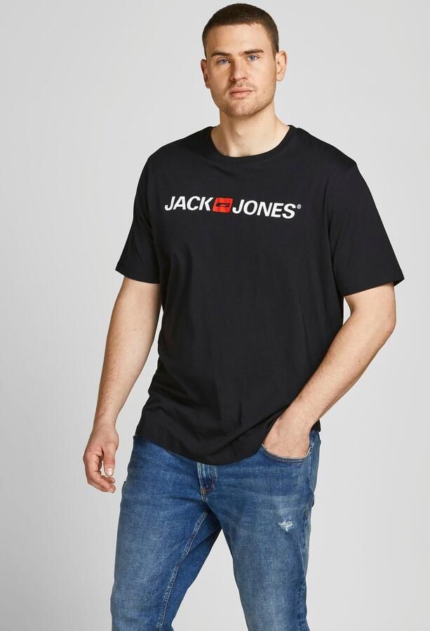 Jack & Jones PlusSize T-shirt CORP met print en comfortabele ronde hals bedrukt modieus regular fit katoen ronde hals - Foto 7